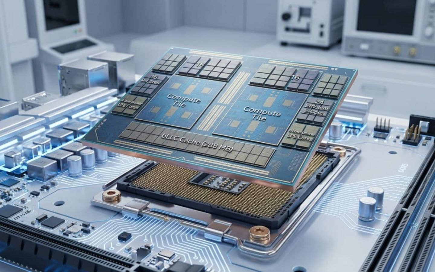 Nova Lake et son cache bLLC pour concurrence l'AMD X3D.