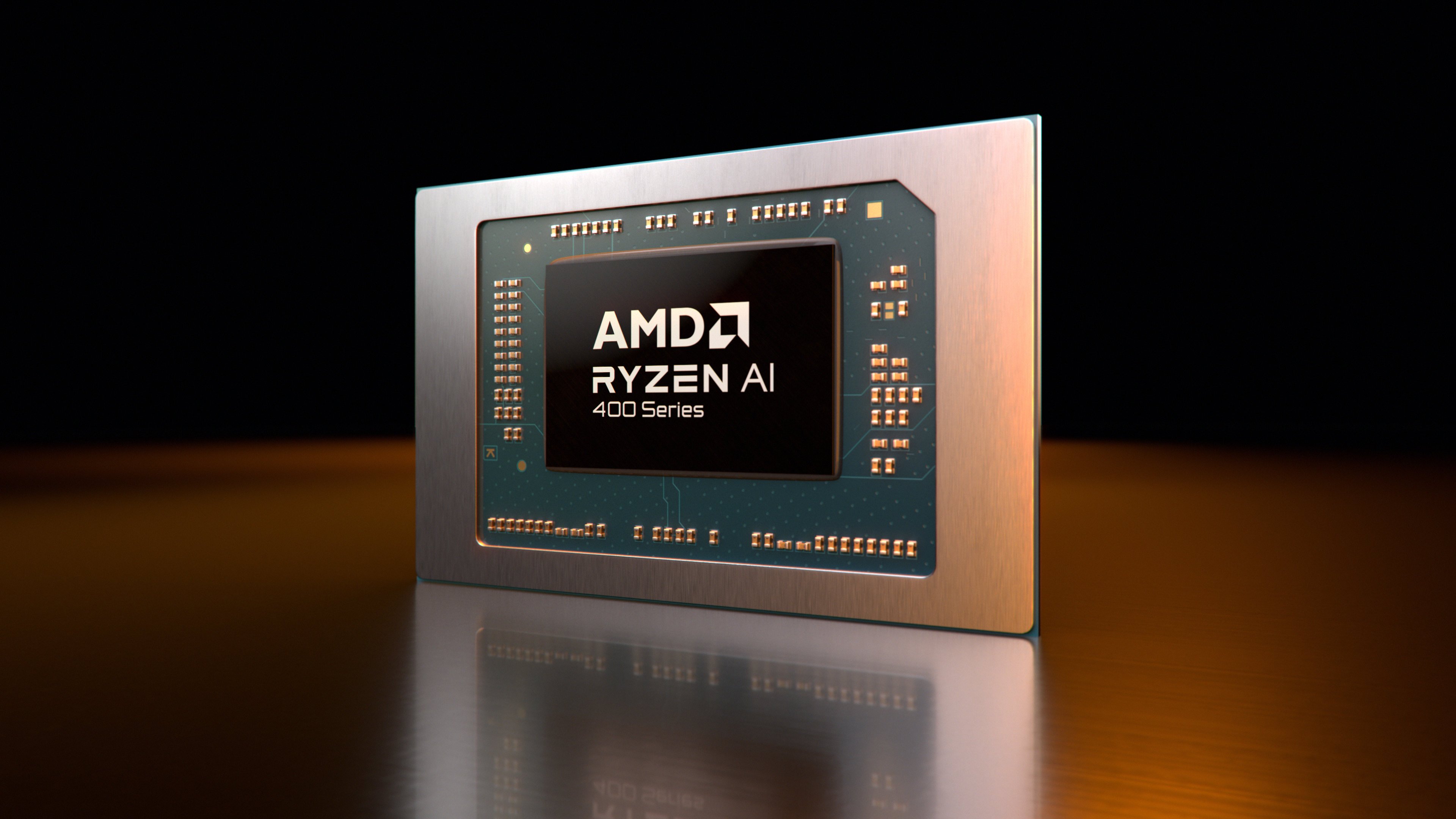 Sept nouveaux processeurs Ryzen AI 400, deux Ryzen AI Max+ et un Ryzen 9000. ©AMD