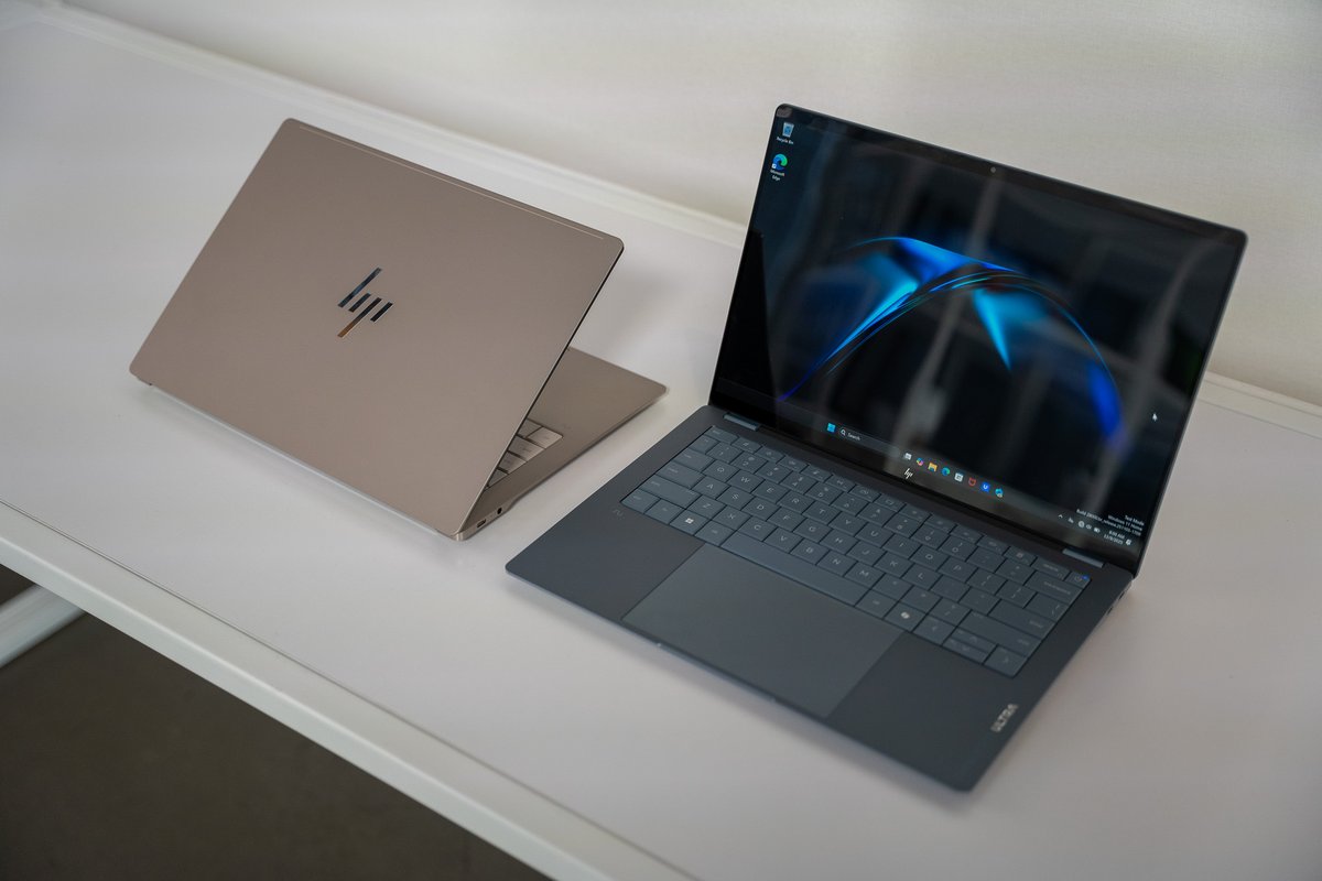 L'Omnibook Ultra 14 dans ses deux coloris. © Nathan Le Gohlisse pour Clubic