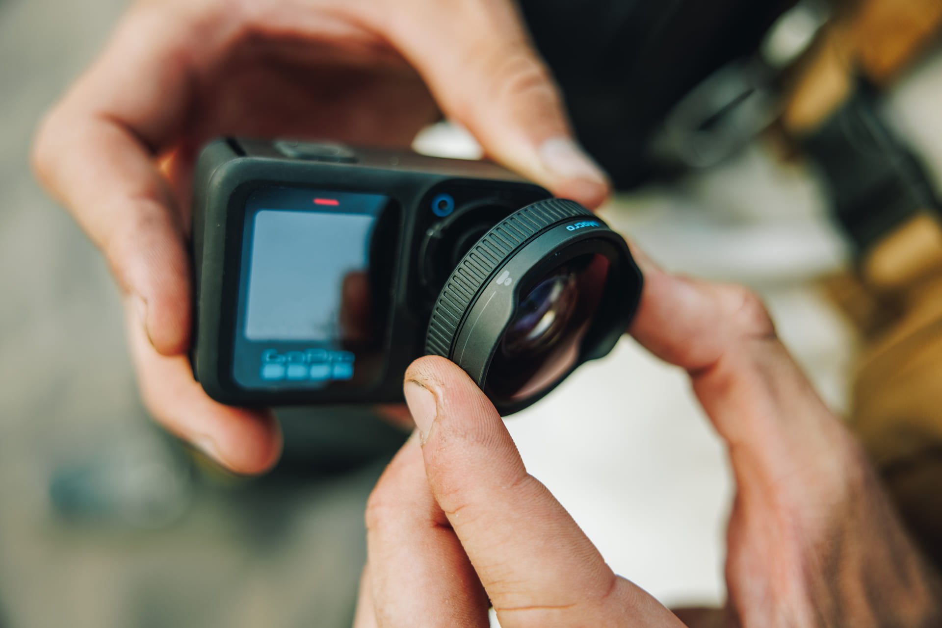 e module d'objectif Macron de la GoPro HERO13 Black. © GoPro