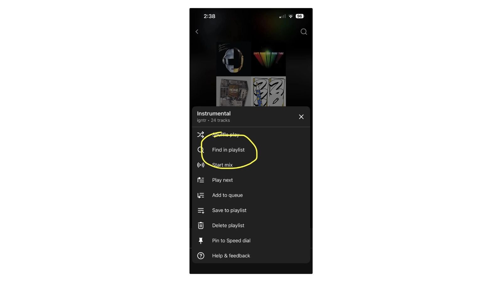 Un mode recherche enfin disponible dans les playlists. ©Google / Xerus9915 / Android Authority