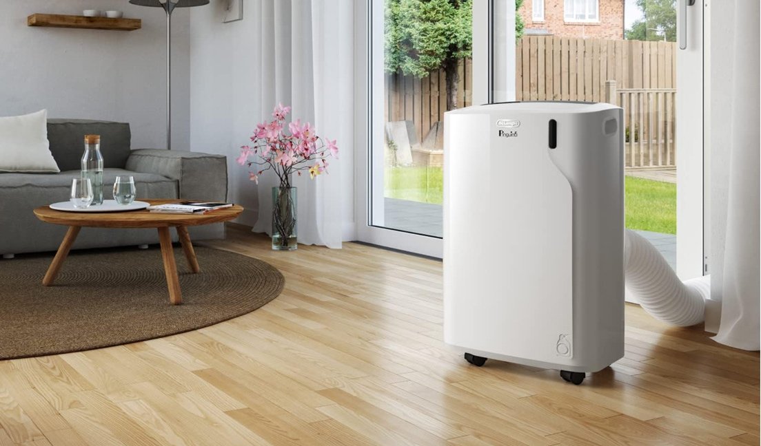Un climatiseur mobile en pleine action © De'Longhi