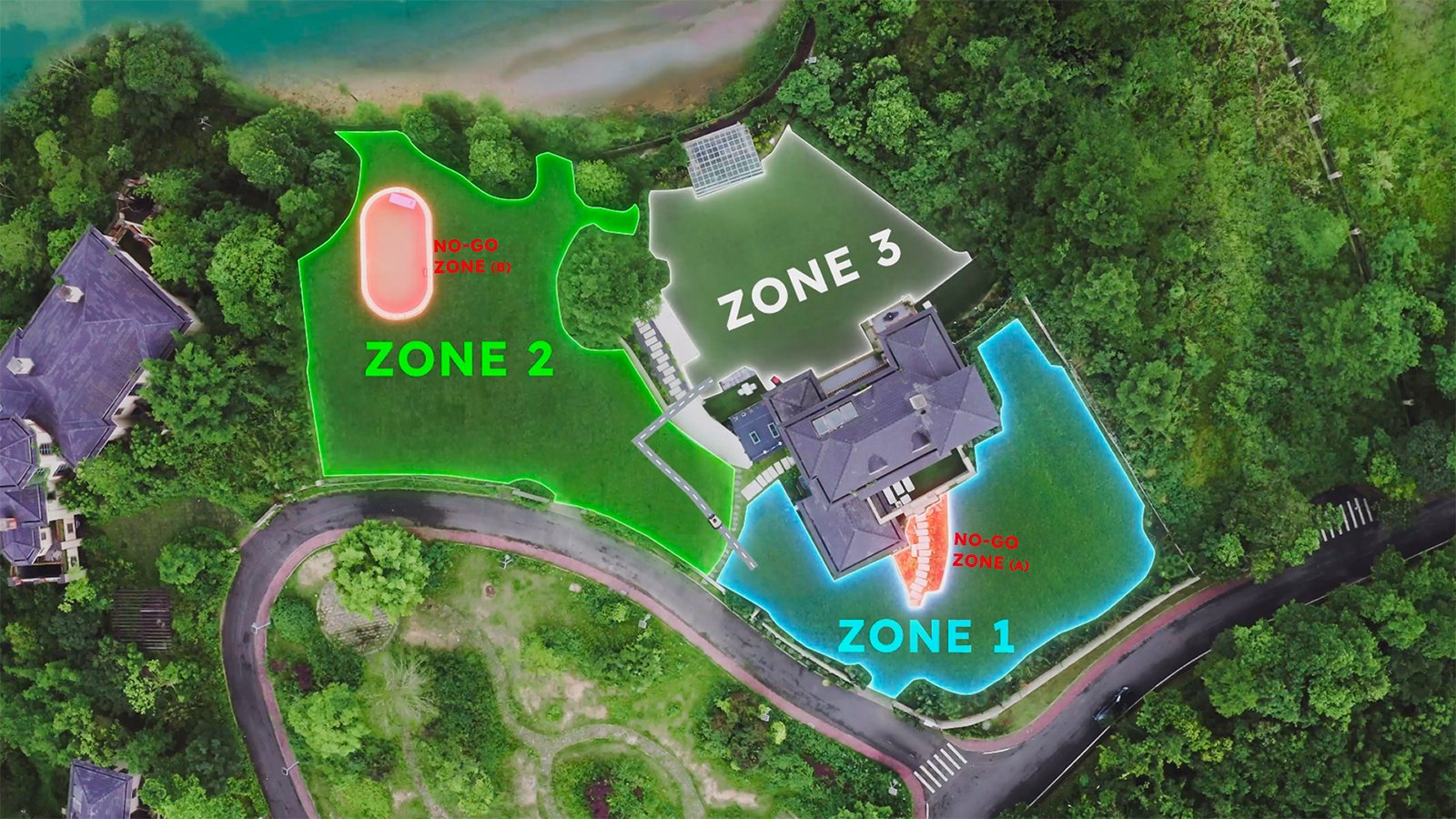 Définissez les zones dans lesquelles le robot doit agir ©ANTHBOT