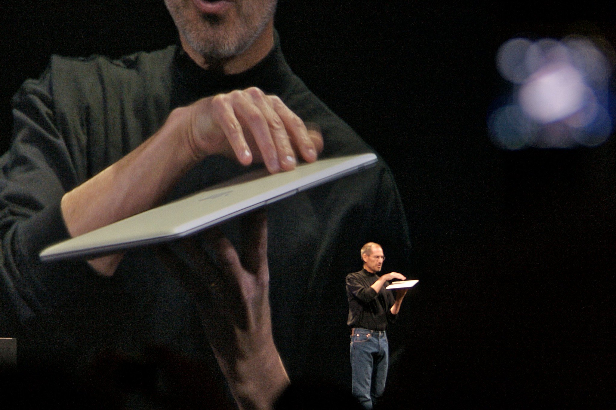 Steve Jobs a toujours été critique à l'idée d'un Mac tactile ©Tom Coates