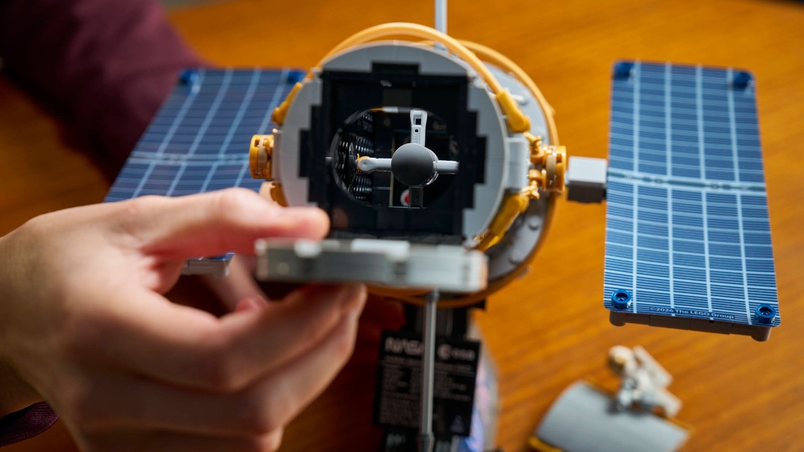 Hubble reste l’une des grandes prouesses d’ingénierie spatiale de la Nasa. ©Lego