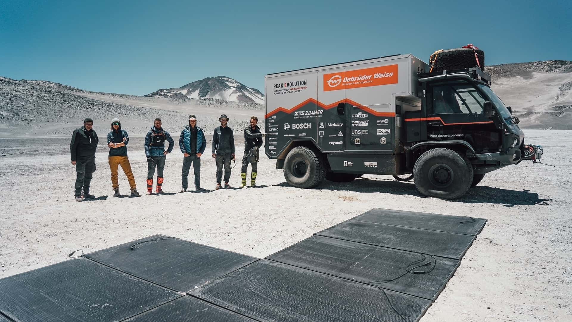 Le Terren, presque comme un poisson dans l'eau © Gebrüder Weiss