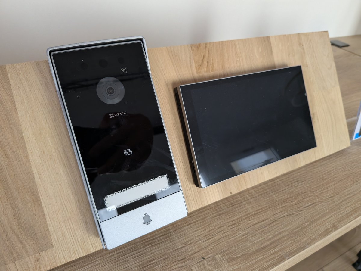 Le visiophone connecté EZVIZ HP7 Pro. ©Nicolas Guyot