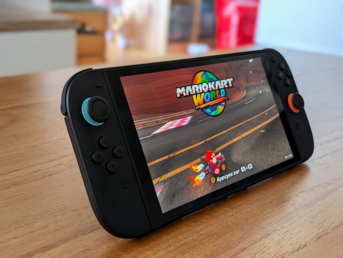 Mario Kart World est le grand jeu de lancement pour cette Switch 2. ©Colin Golberg