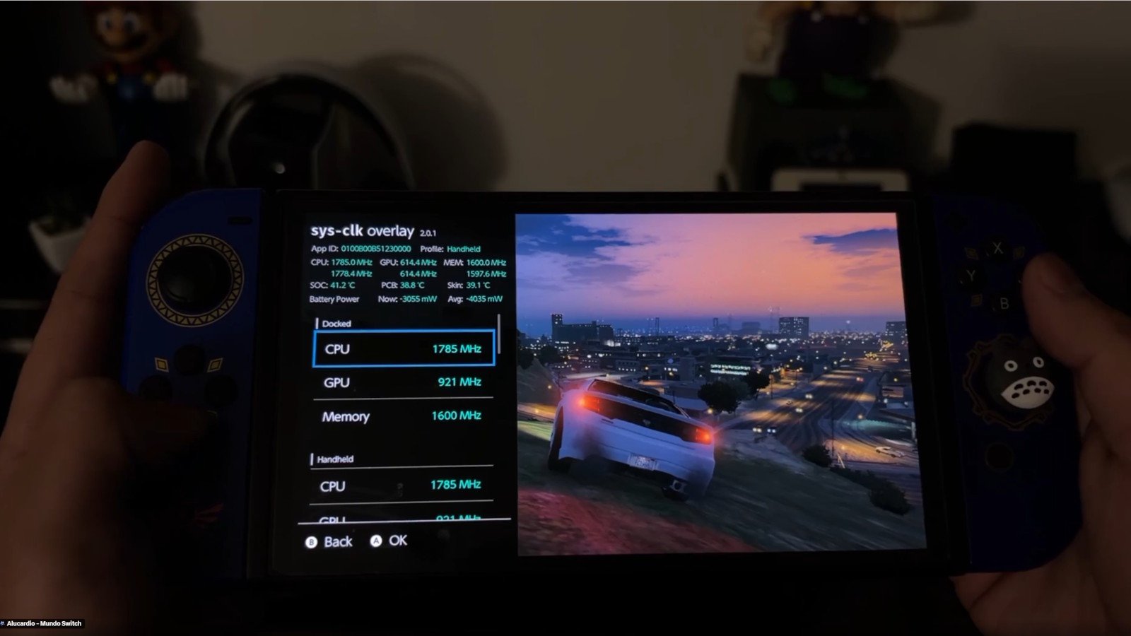Pour faire tourner GTA 5 à 30 fps sur Switch, les moddeurs ont dû jailbreaker leur console et l'overclocker légèrement. @alucardio_inc