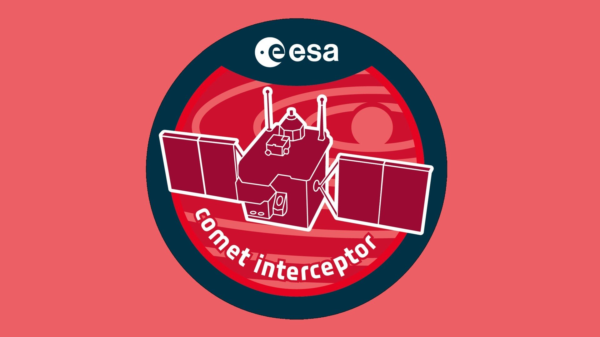 Blason de la mission de l'ESA, Comet Interceptor. © ESA