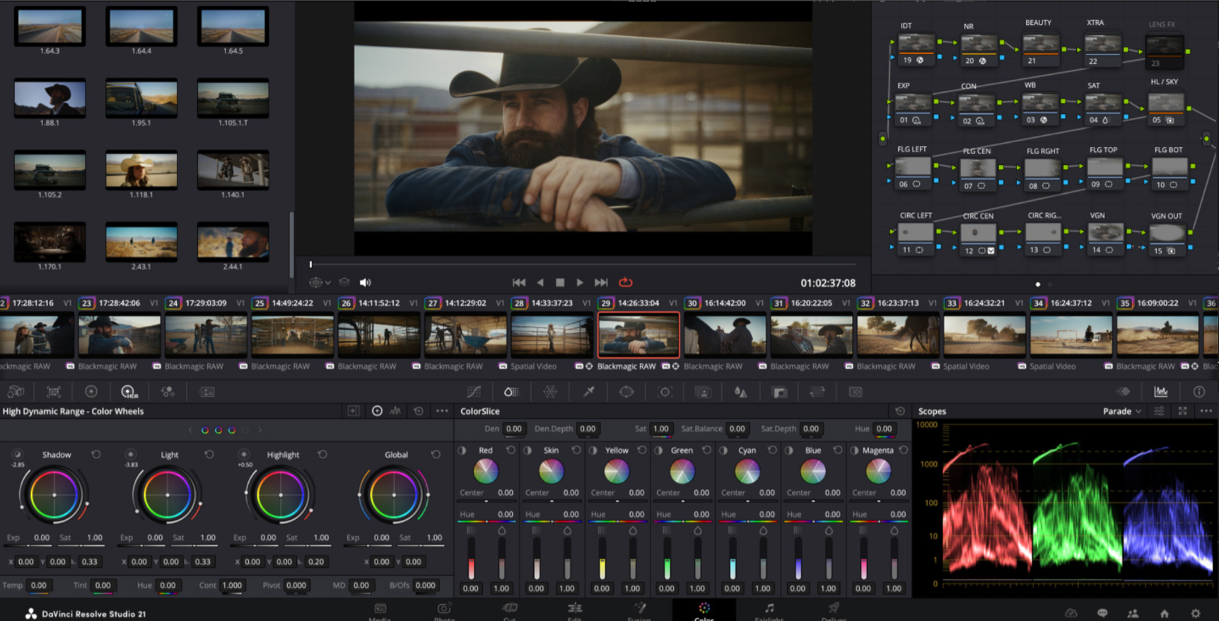 La nouvelle section Photo de DaVinci Resolve 21. © Blackmagic Design