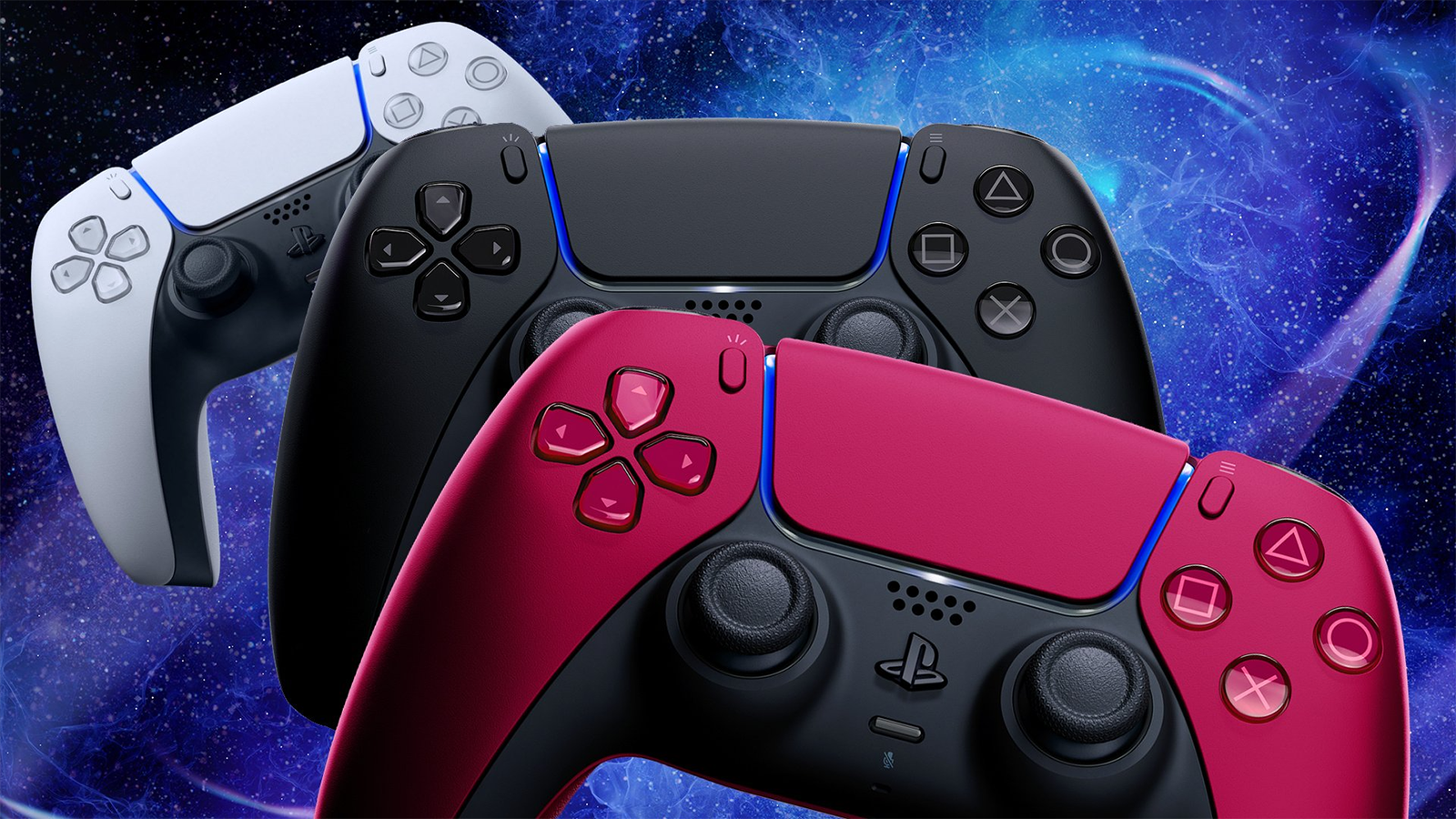 Les manettes DualSense pour PlayStation 5