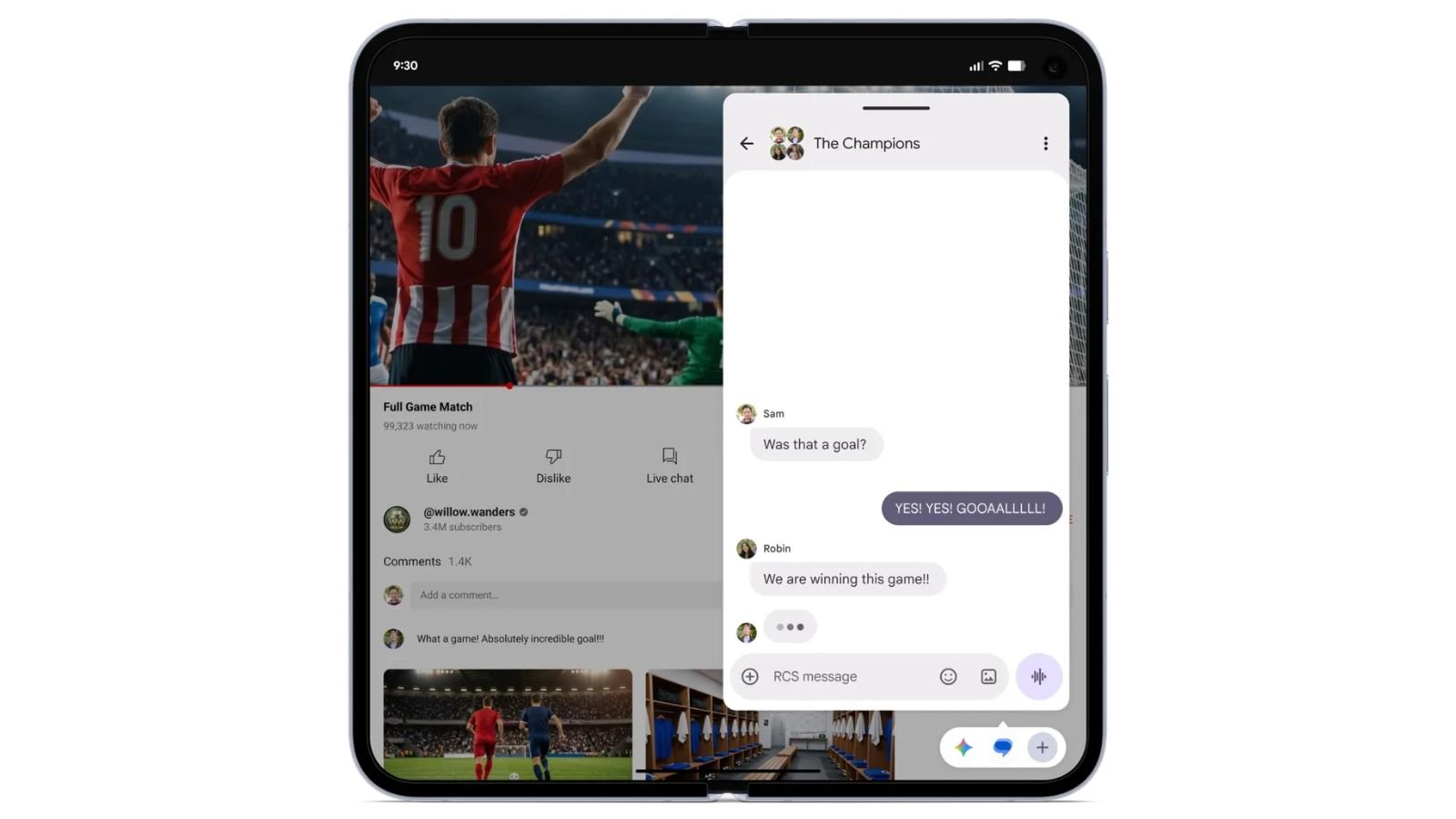 Les bulles flottantes disponibles pour les Pixel dans la version stable d'Android 17. ©Google