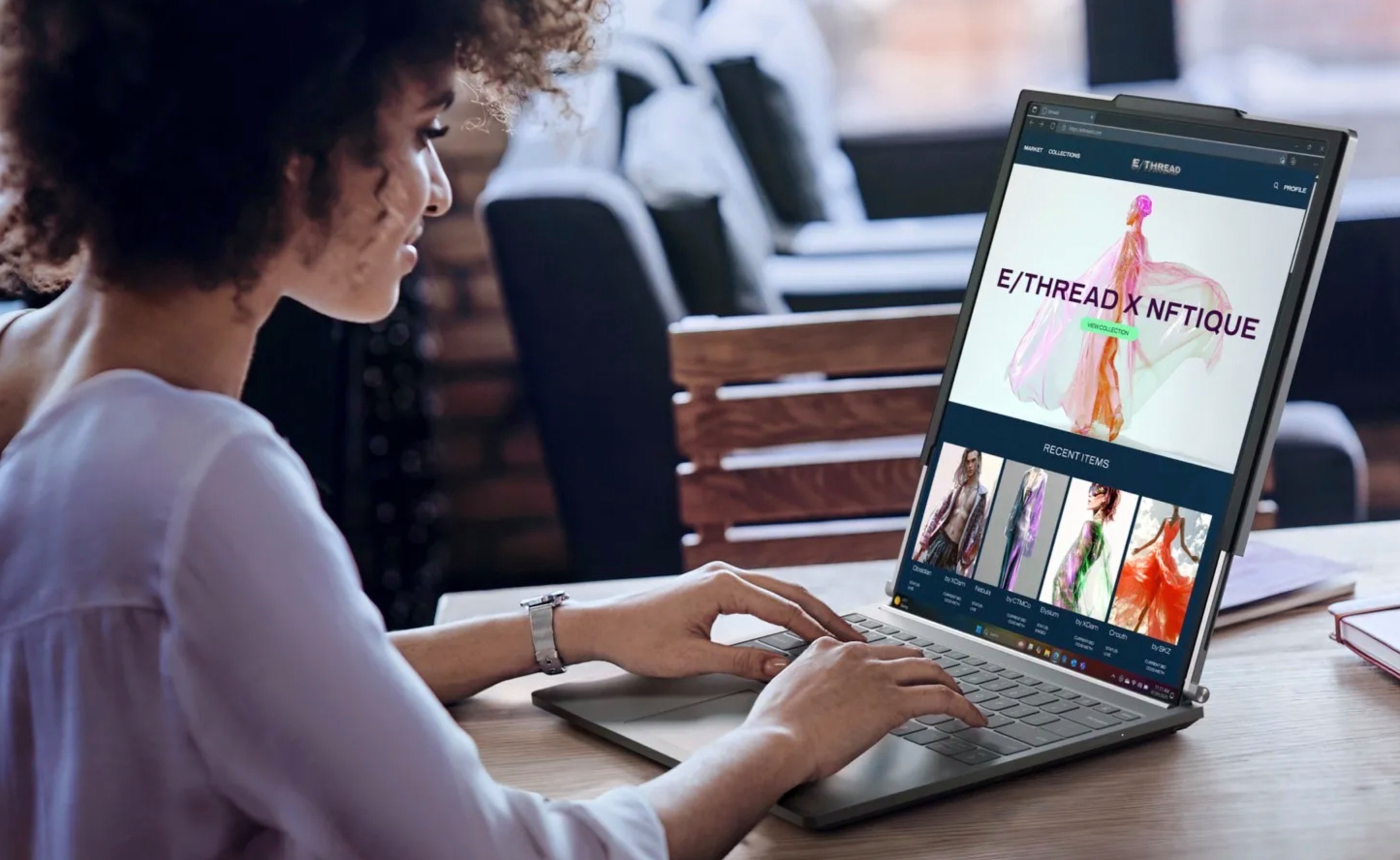 Voici le ThinkBook Plus Gen 6 et son écran déroulant© Lenovo