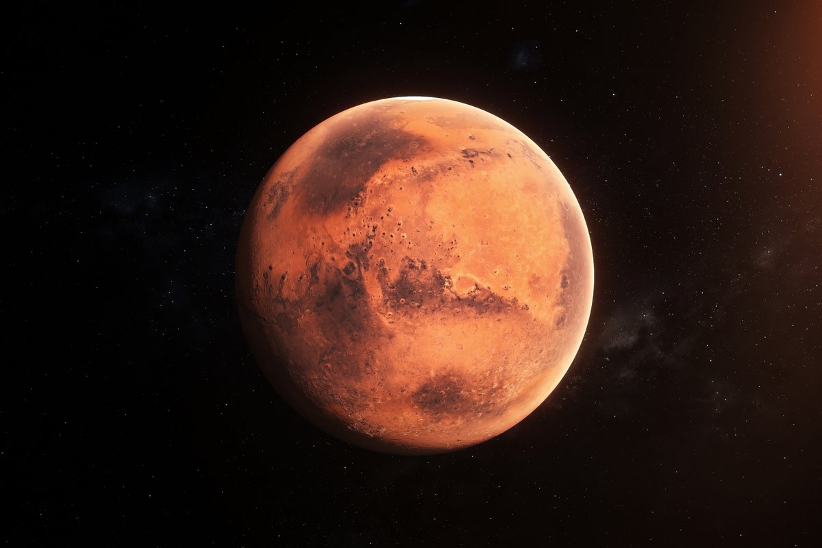 Vue d'artiste de Mars. ©Fordelse Stock / Shutterstock