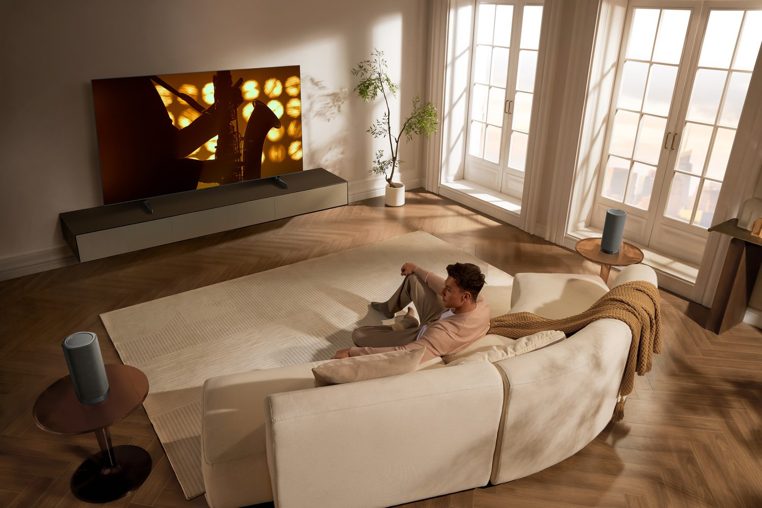 Il est possible de multiplier les Z100 pour une meilleure immersion - © TCL