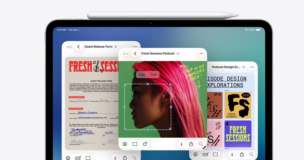 Voilà pourquoi l'iPad ne tournera jamais sur macOS (et pourquoi il n'y aura pas de Mac tactile) ©Apple