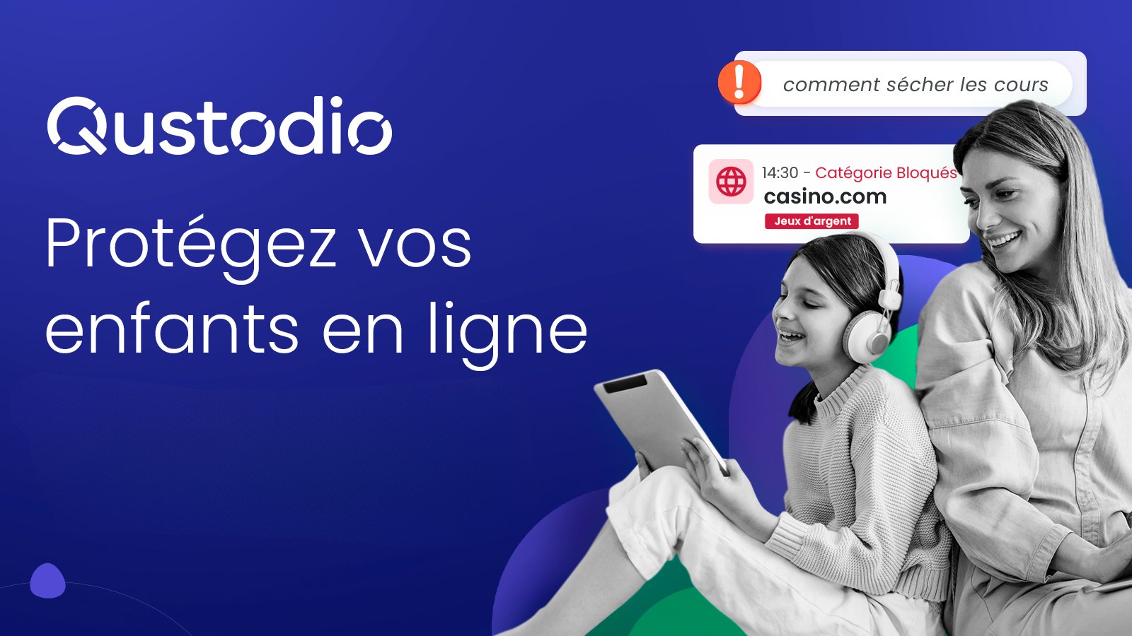 Qustodio facilite l'usage de son contrôle parental par ses dimensions intuitive et pédagogique.