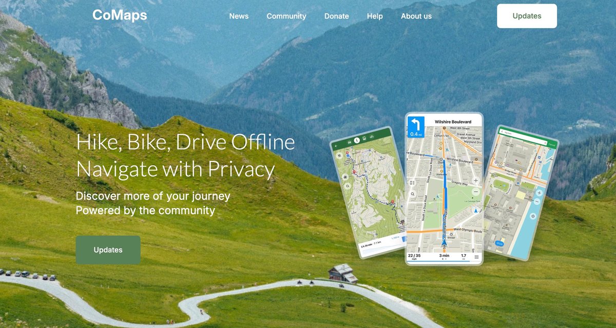 Un concurrent à Google Maps centré sur la vie privée ? Le projet est en cours ! ©CoMaps
