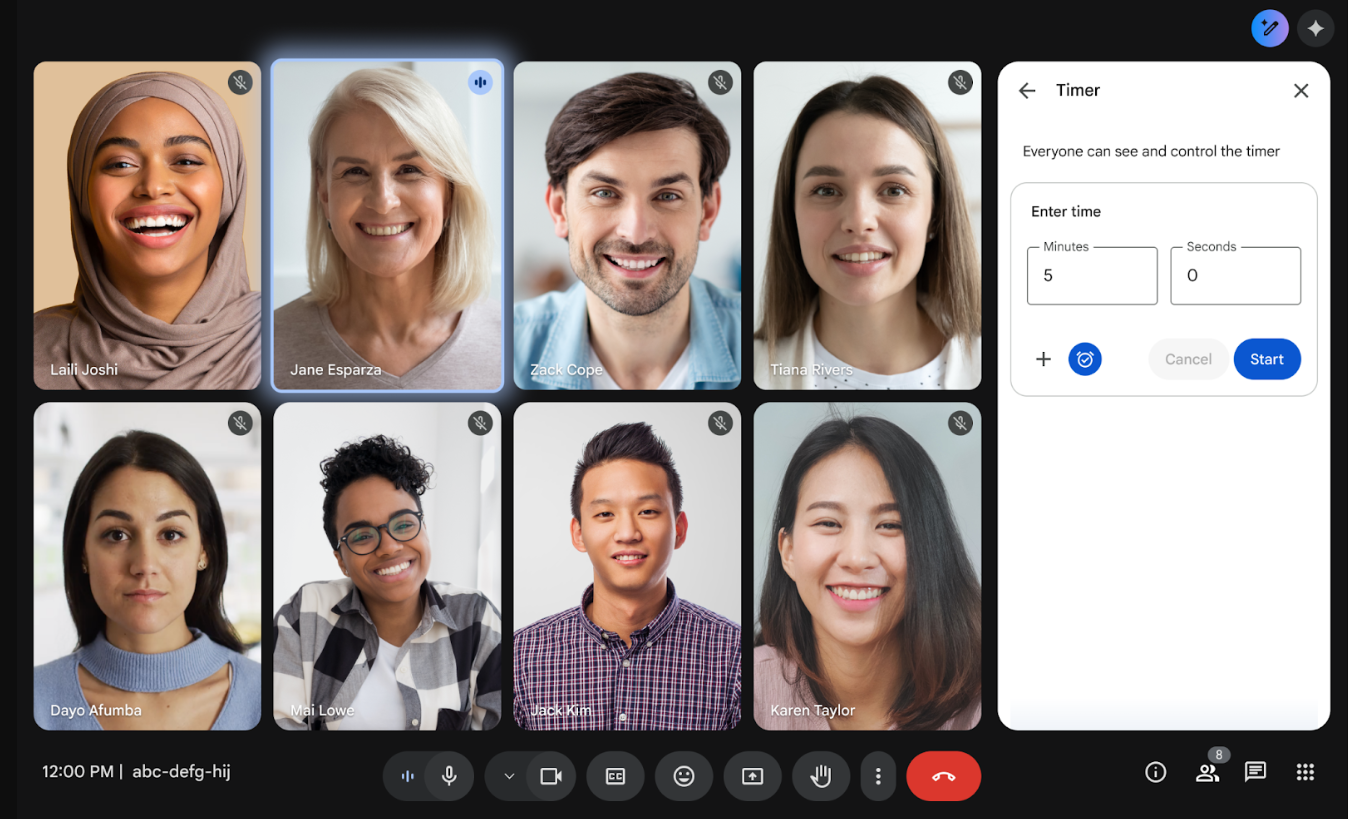 Vous êtes sauvé : vos réunions ne seront peut-être plus aussi interminables qu'avant. © Google