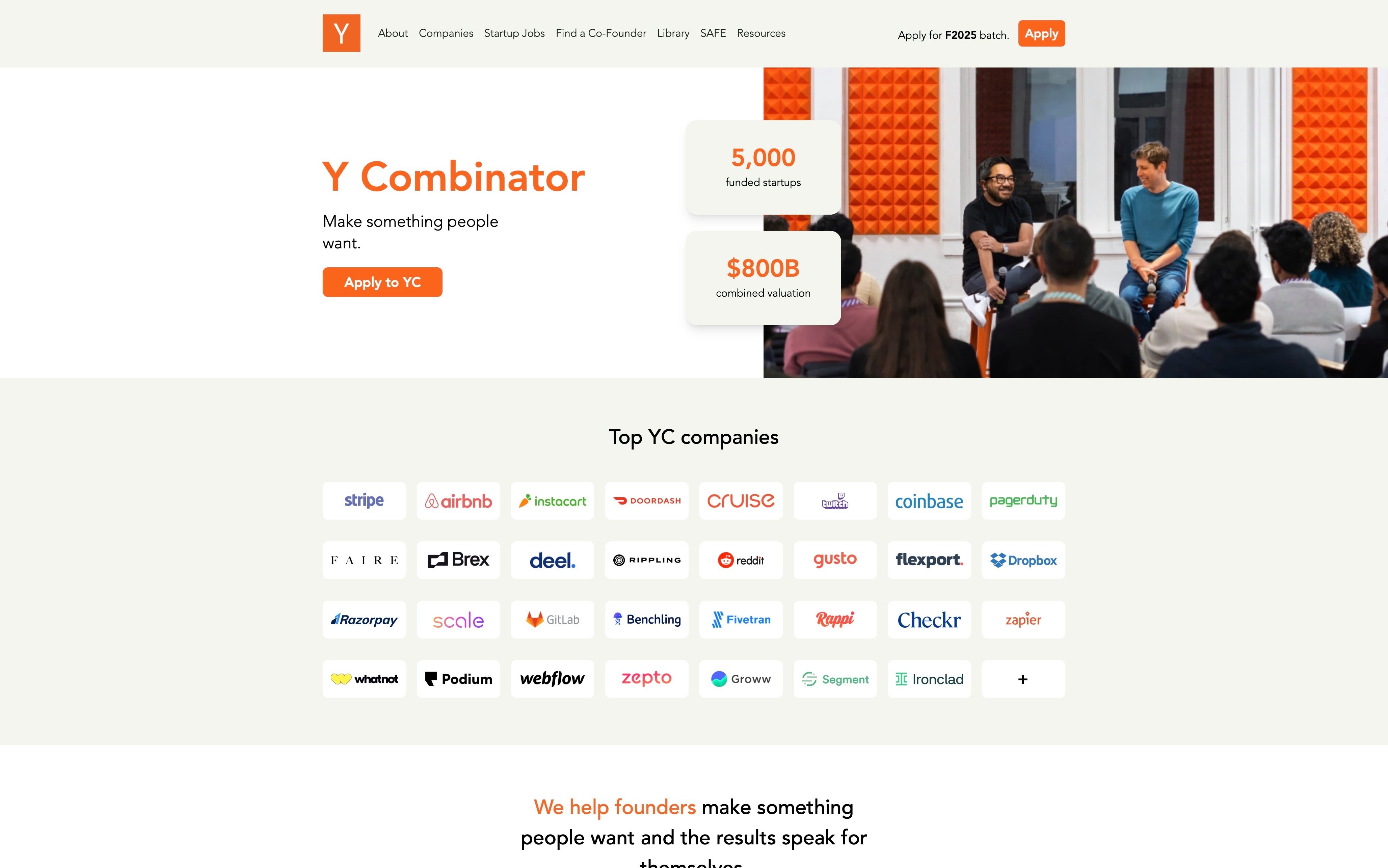 Y Combinator est derrière de grands noms de la tech actuelle comme AirBnB ou Stripe. © Y Combinator