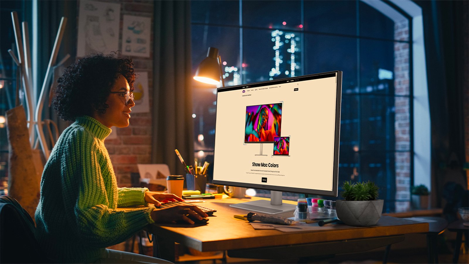 L'écran BenQ MA320U affiche une finition soignée, dans la lignée des produits Apple. ©BenQ
