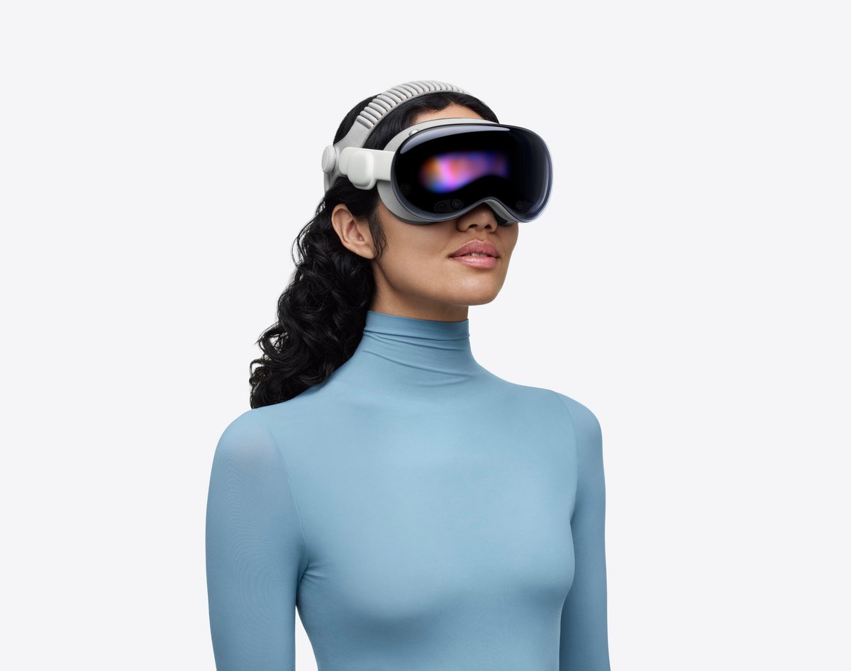 L'Apple Vision Pro M5 et son nouveau bandeau ©Apple