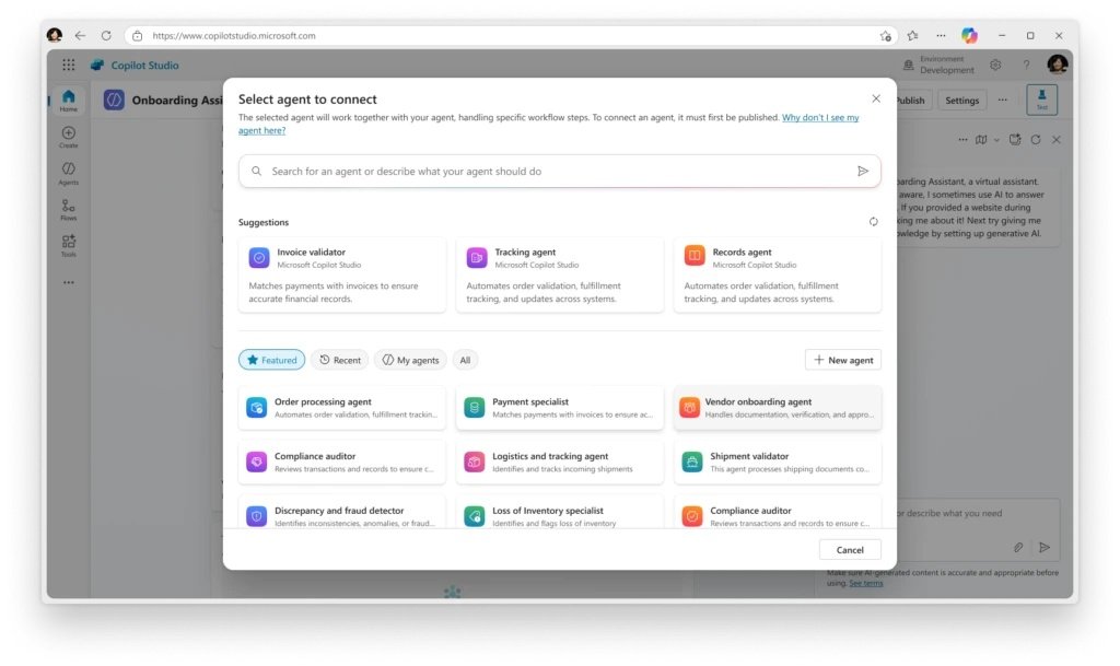 Grâce à l'orchestration multi-agents, il sera bientôt possible de coordoner et faire collaborer plusieurs agents IA pour automatiser les processus les plus complxes. © Microsoft