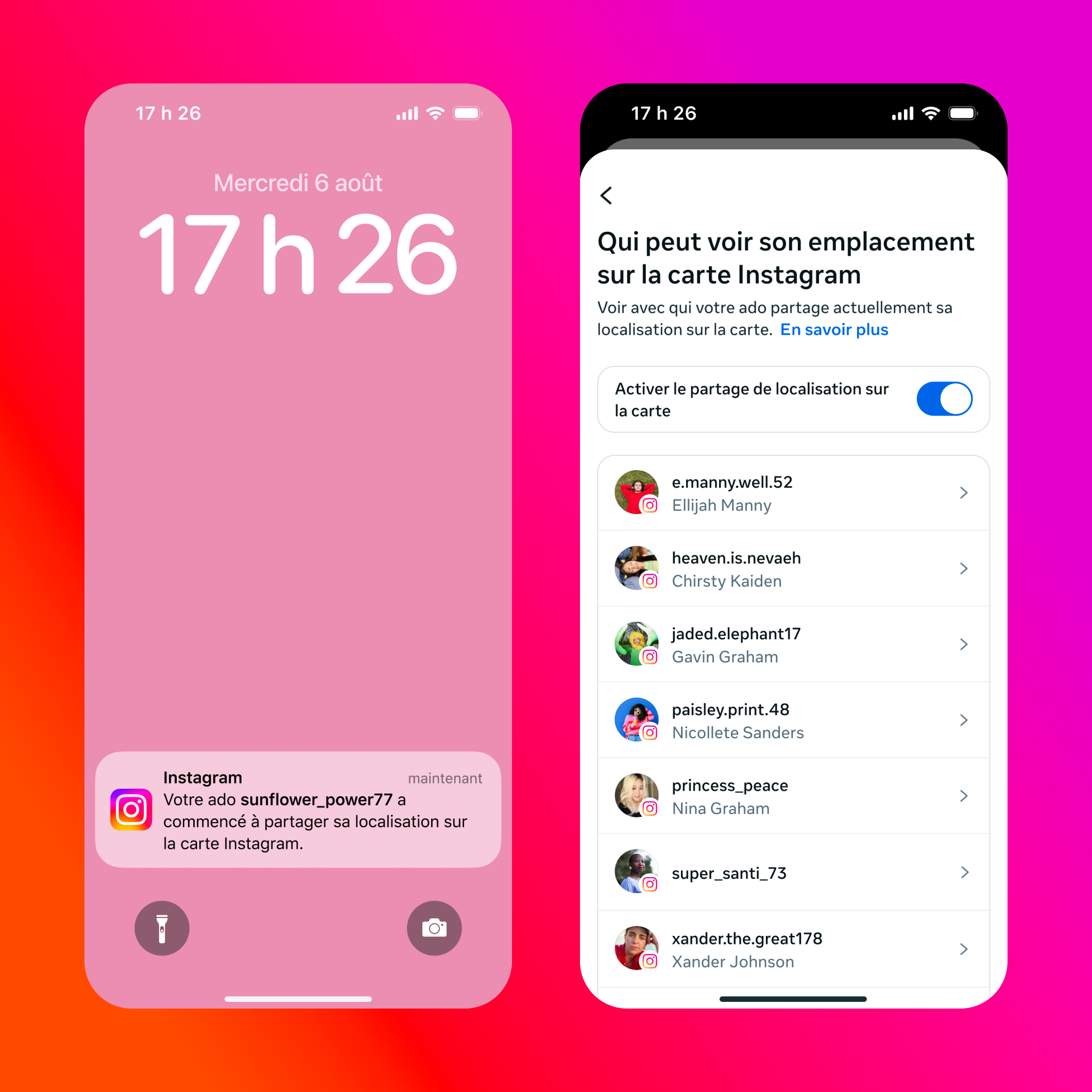 Que vaut la fonction de partage de localisation d'Instagram ? © Meta