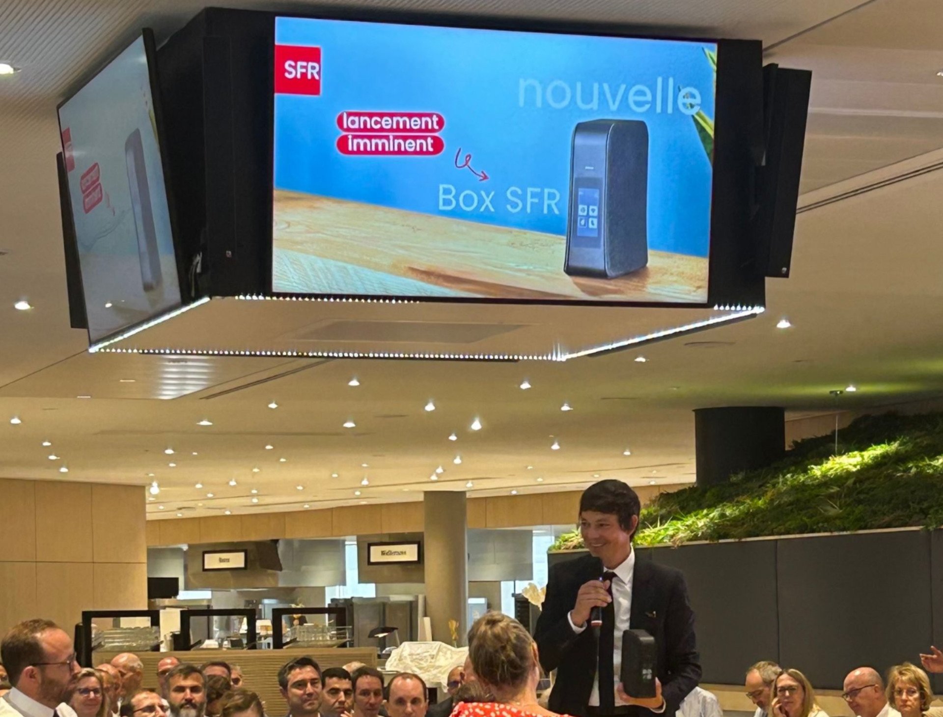 Voici un premier aperçu de la prochaine box de SFR. © Capture d'écran du post LinkedIn d'Olivier Tailfer