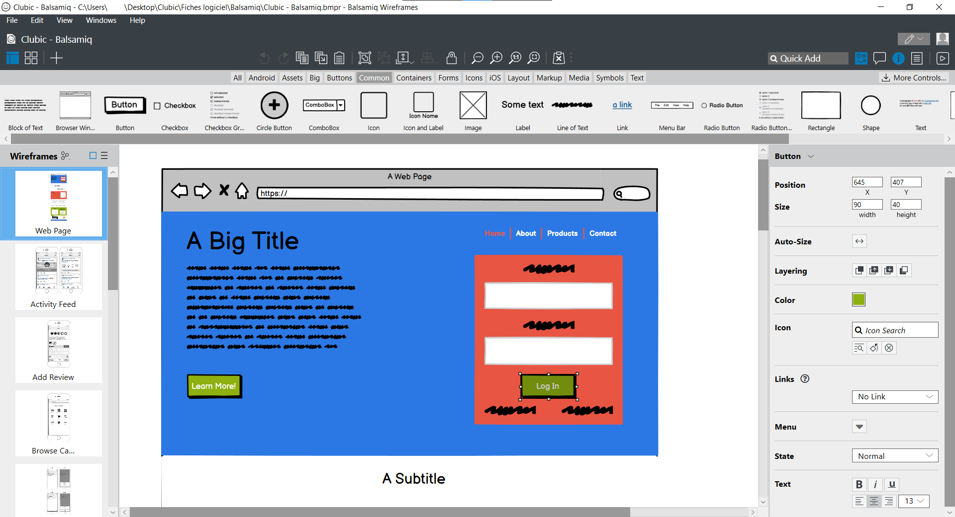 Balsamiq (Desktop)