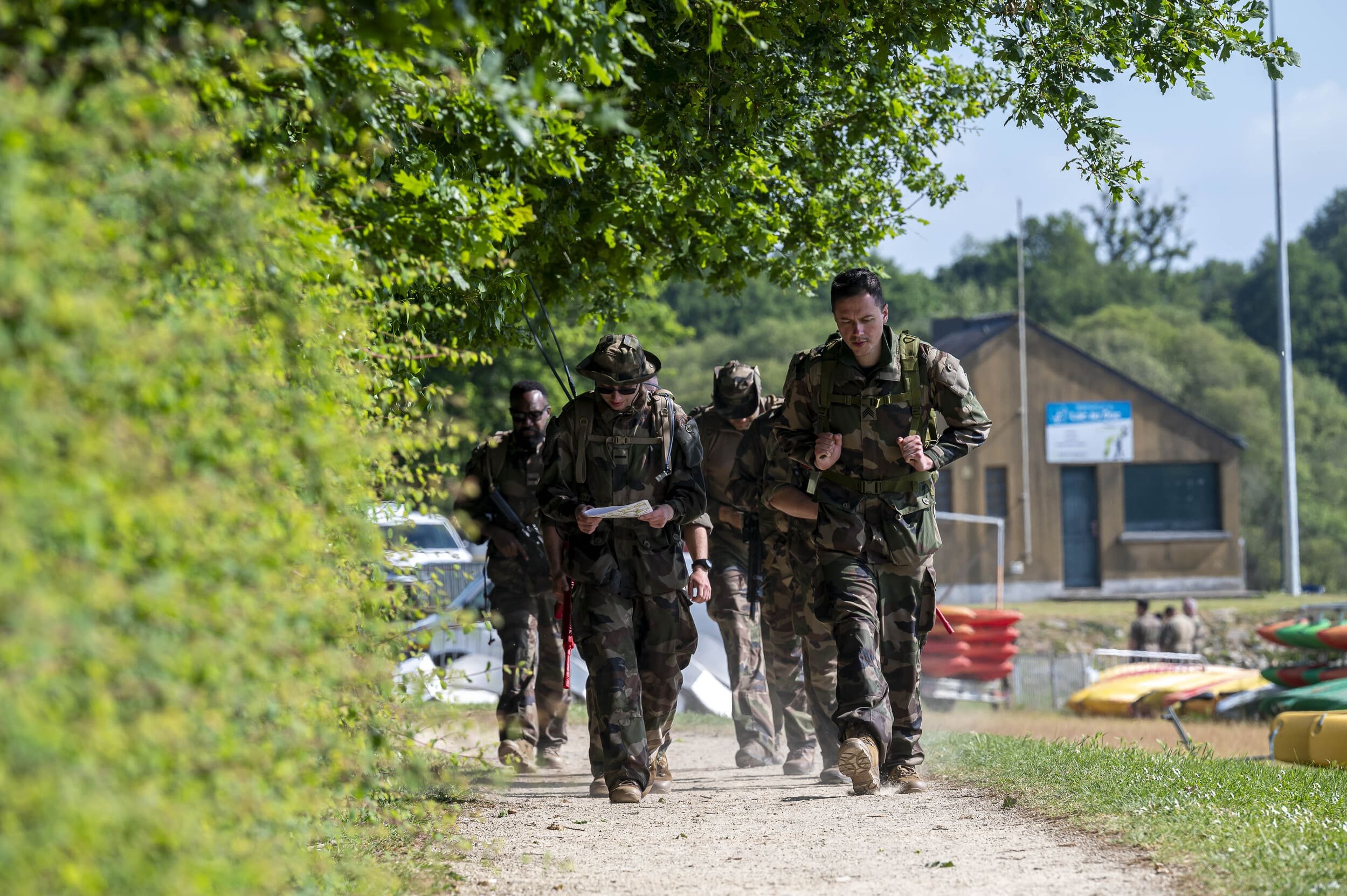 Au cœur du stage de préparation opérationnelle du Groupement de la cyberdéfense des armées (GCA) © Armée de Terre