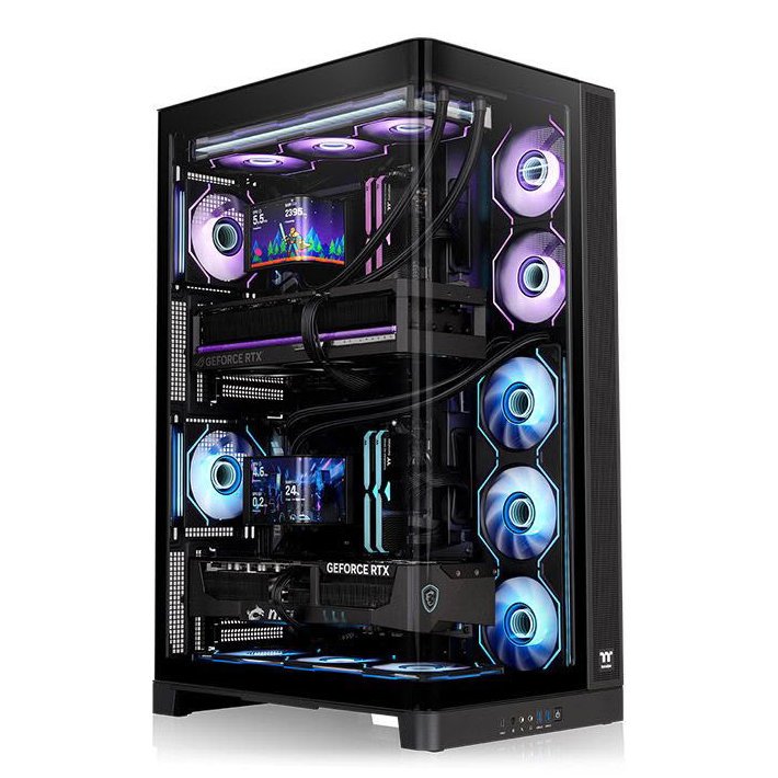 Le Capo X ici dans sa version noire. © Thermaltake