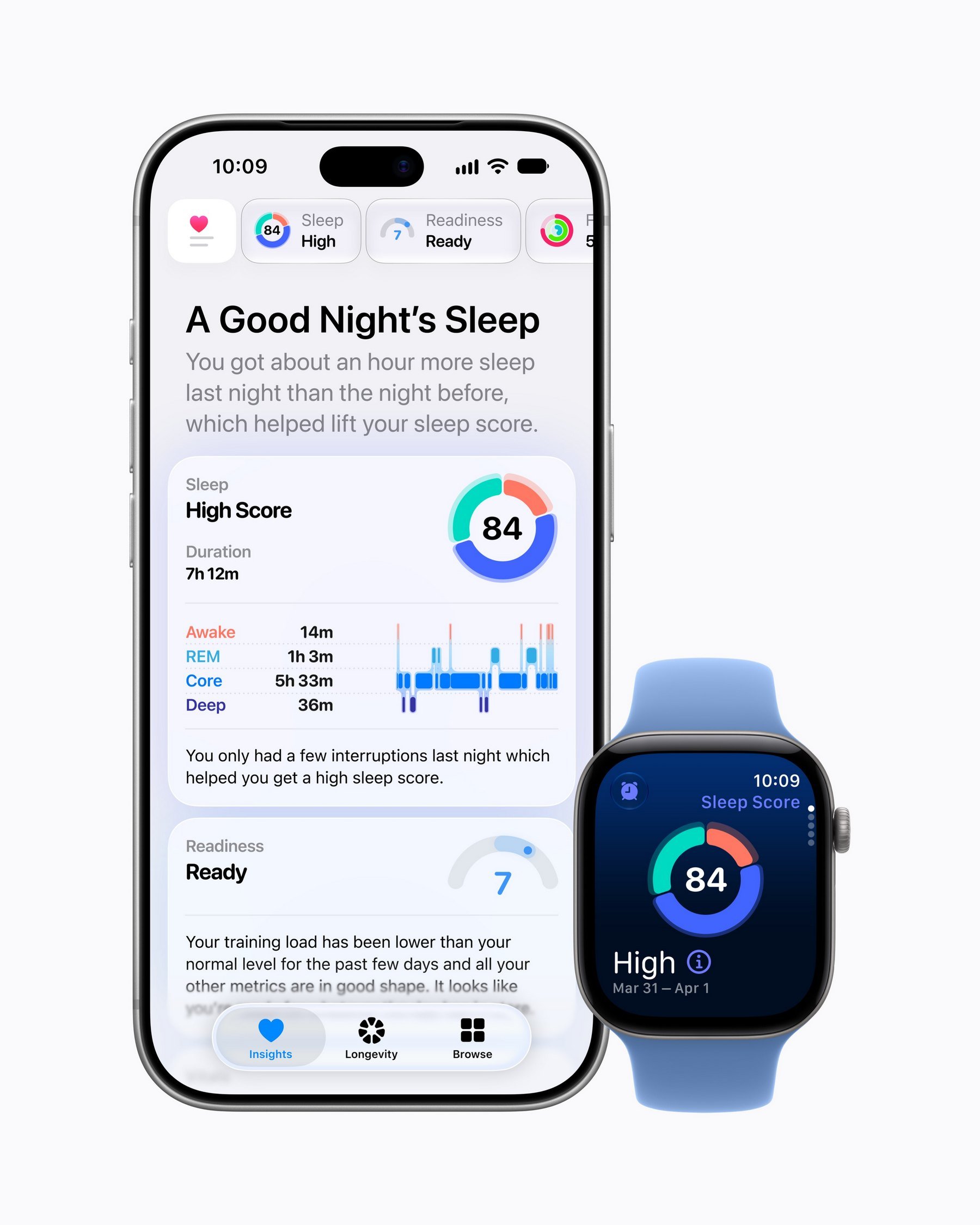 L'application Santé devait adopter un nouveau look. ©Apple