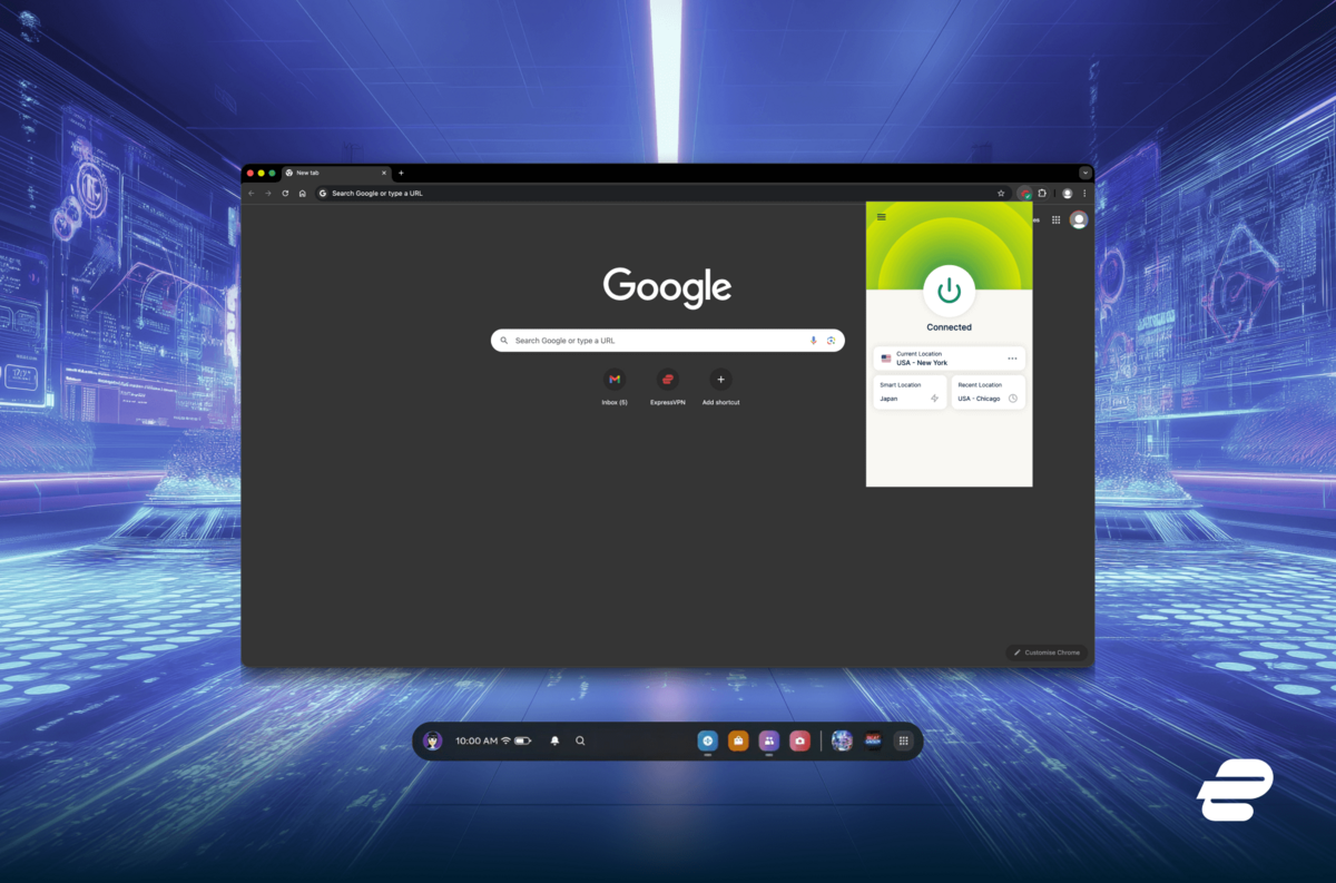 ExpressVPN met à jour ses extensions Chrome et Firefox pour s’adapter aux usages 100 % web. © ExpressVPN