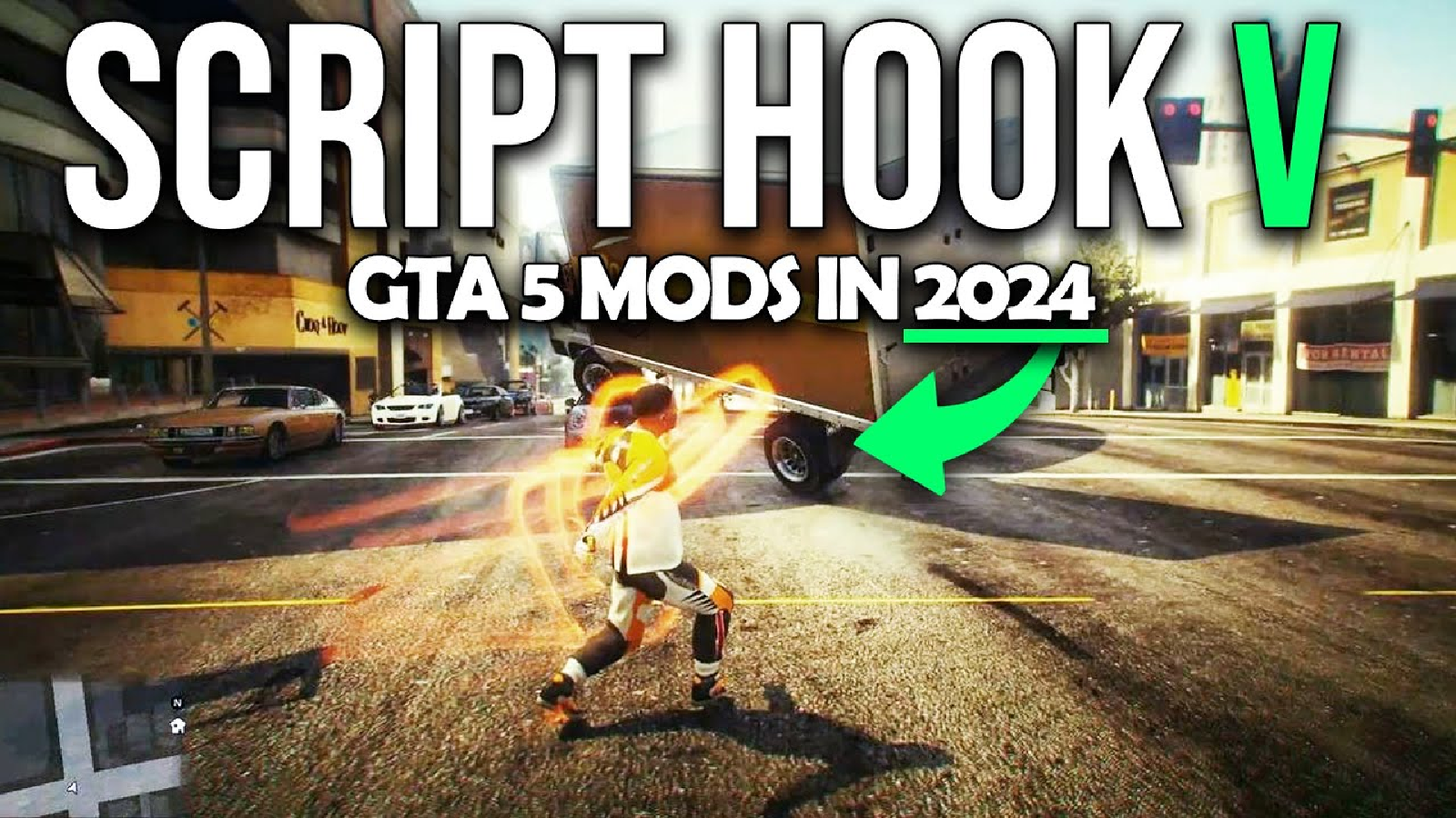Script Hook V est une bibliothèque pour GTA V qui permet de charger des scripts et des plugins .asi afin d’ajouter des mods, des menus et des utilitaires dans la version solo du jeu. © Alexander Blade