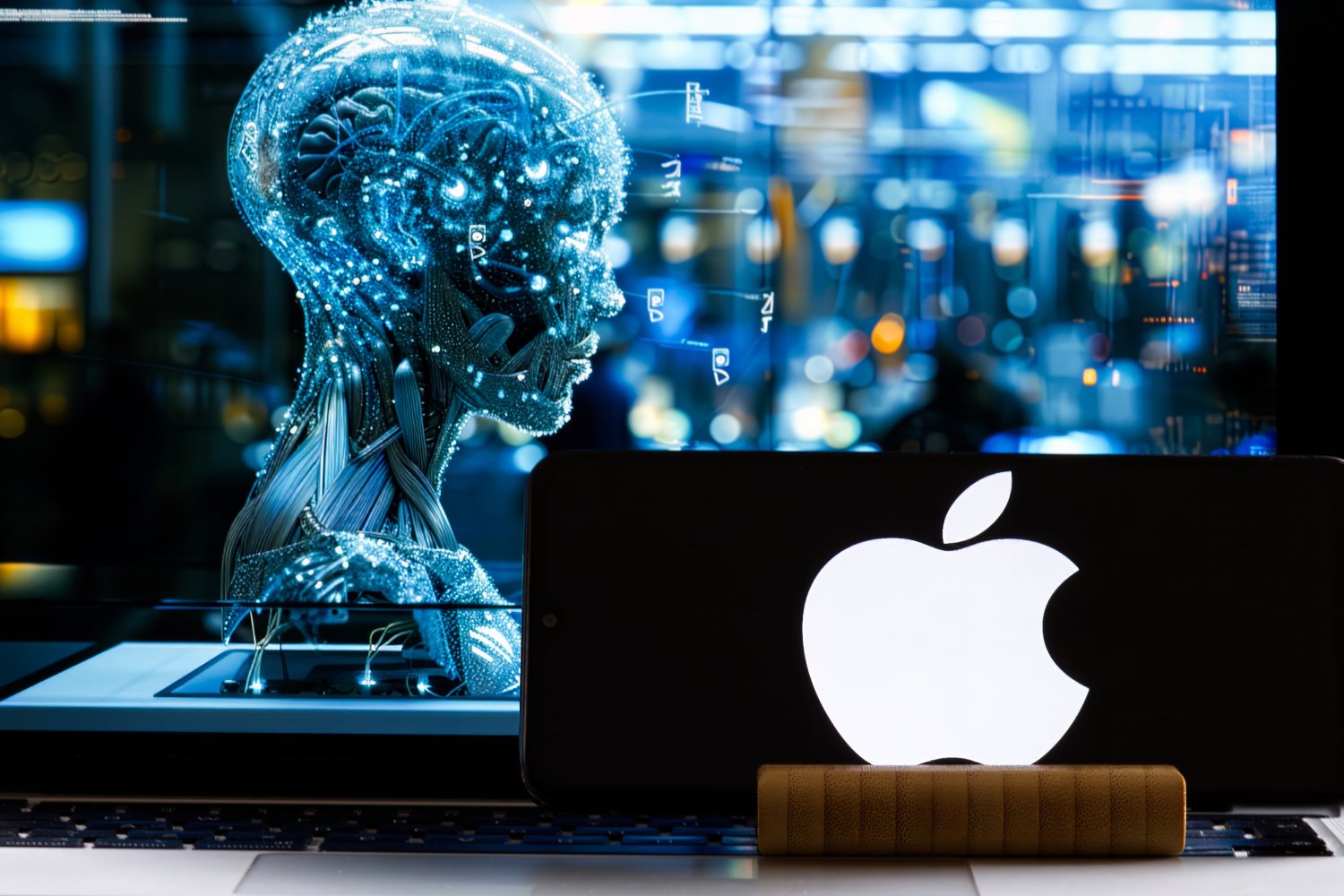 Apple doit rattraper son retard dans l'IA. © Below the Sky / Shutterstock