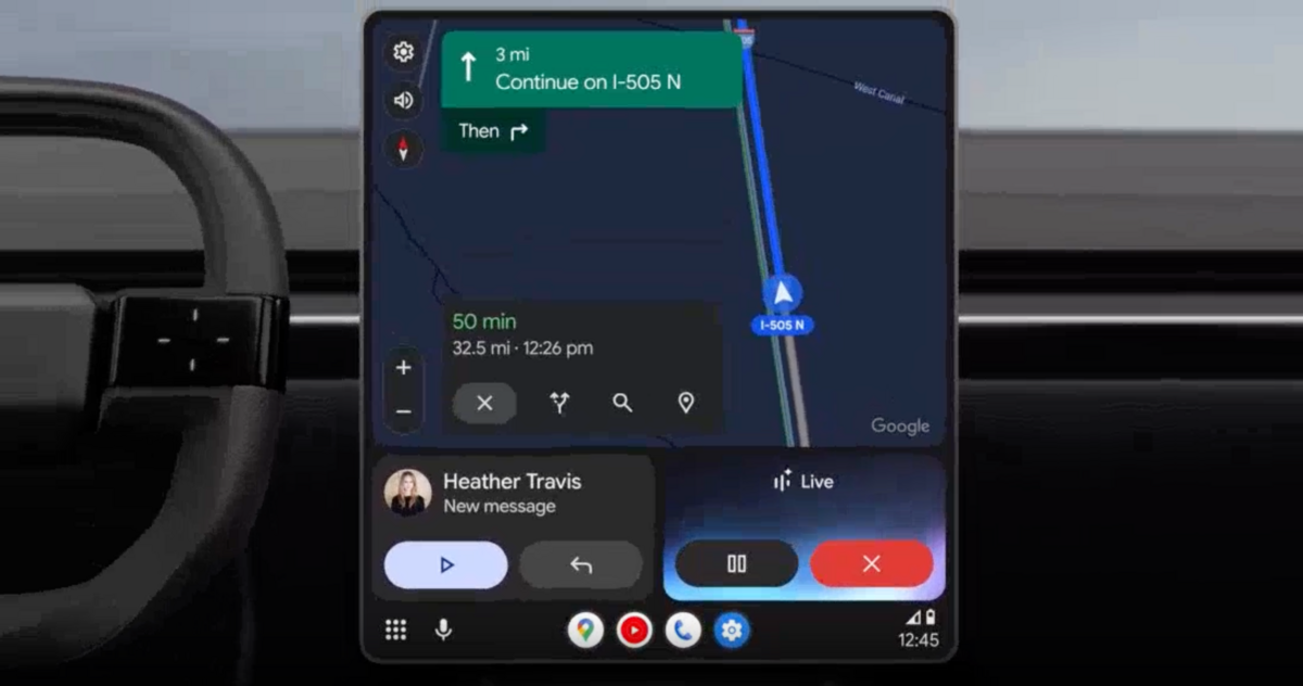 Android Auto 14.8 prépare l’arrivée de Gemini ©9to5Google