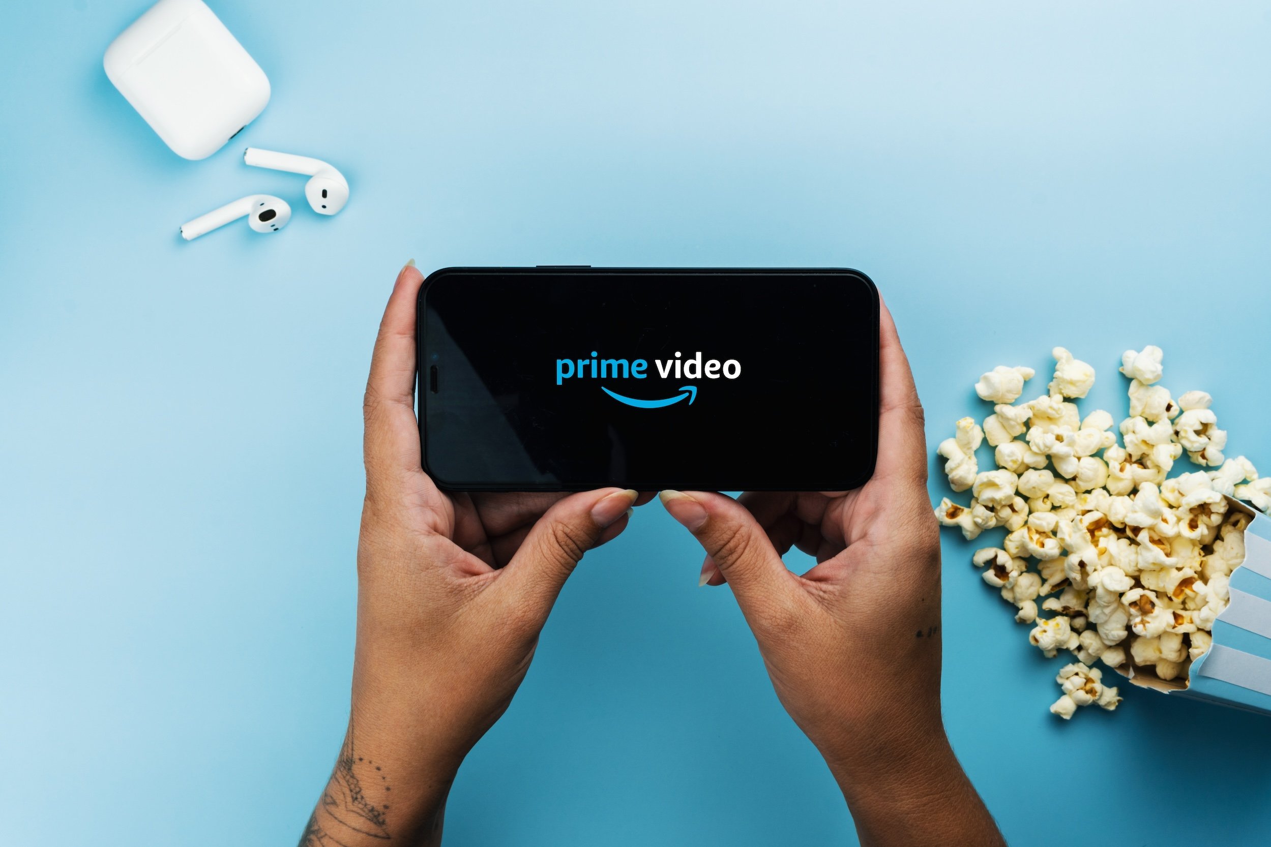 Prime Video sur smartphone © Diego Thomazini / Shutterstock