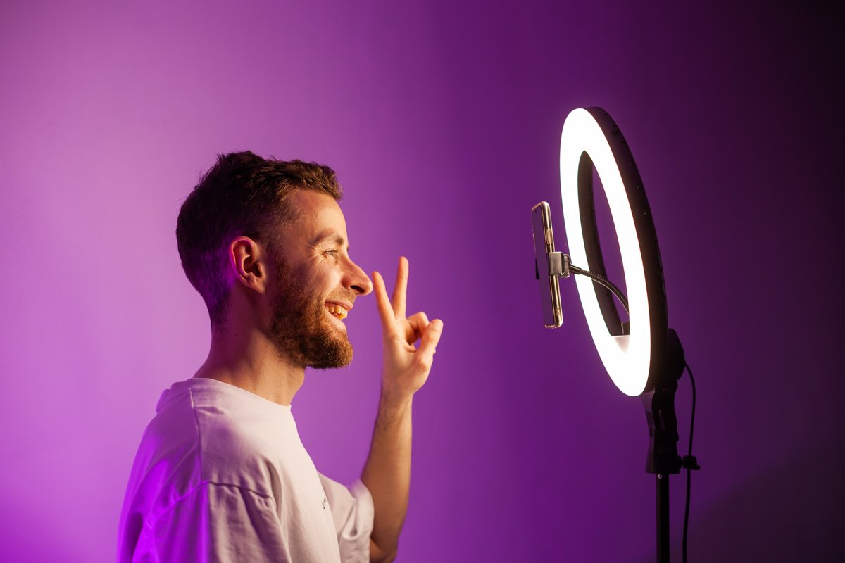 Une ring light intégrée à votre Mac,©Shutterstock.com