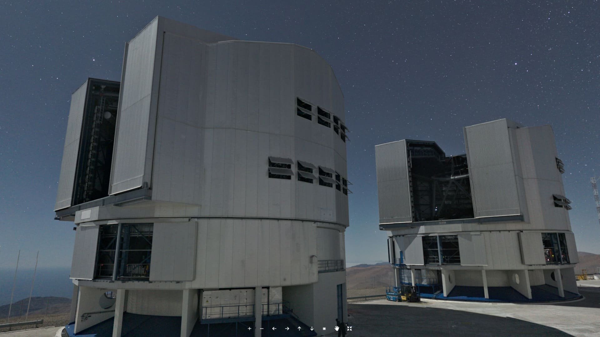 Aperçu du Very Large Telescope. © ESO / Clubic