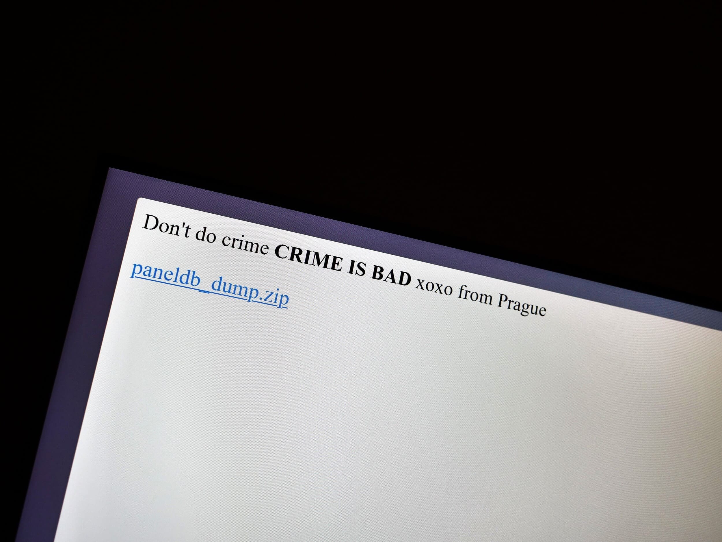 Voici ce qui apparaît sur du côté de LockBit © Clubic