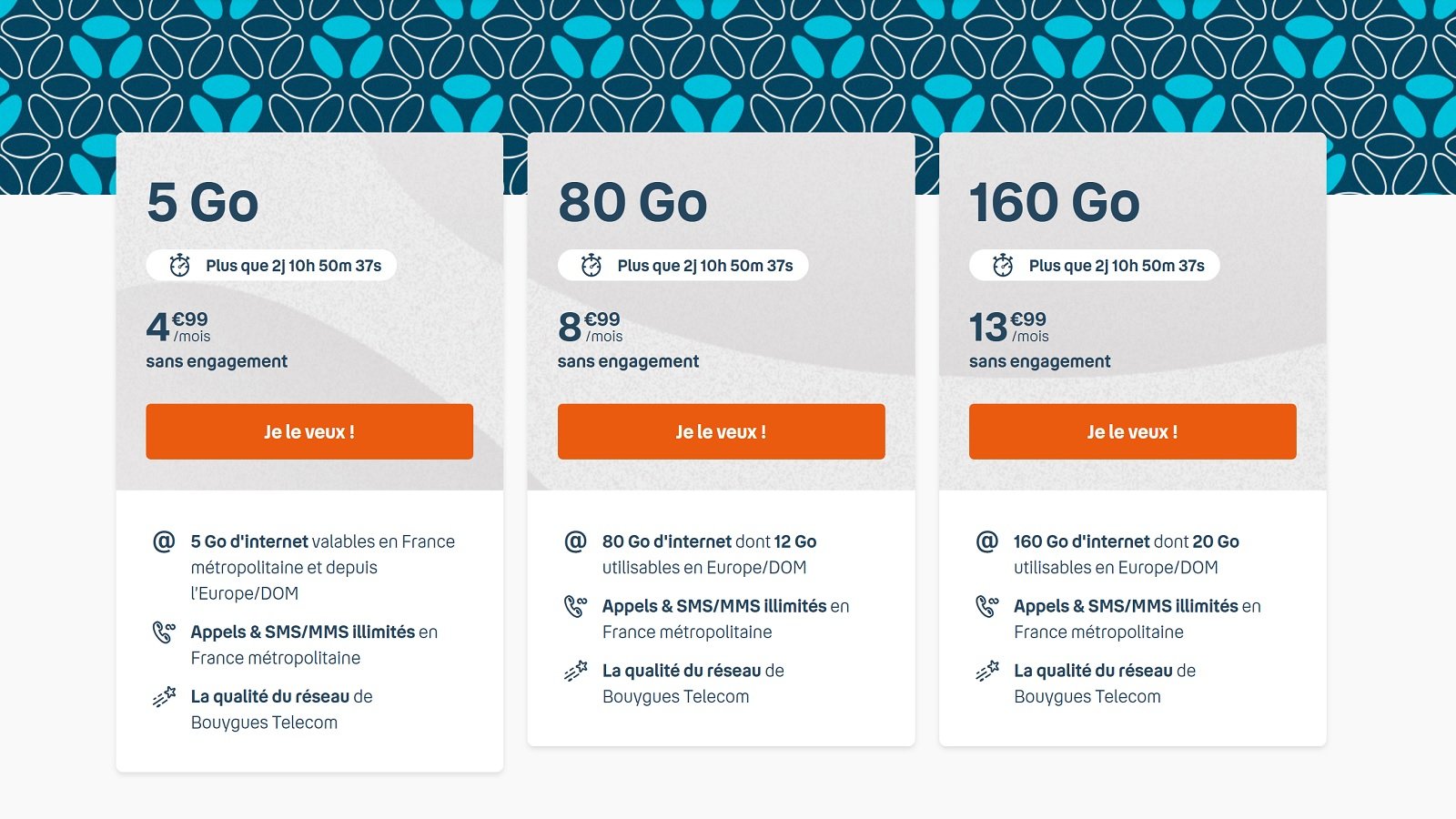 B&You met différentes offres à votre disposition pour répondre à vos besoins