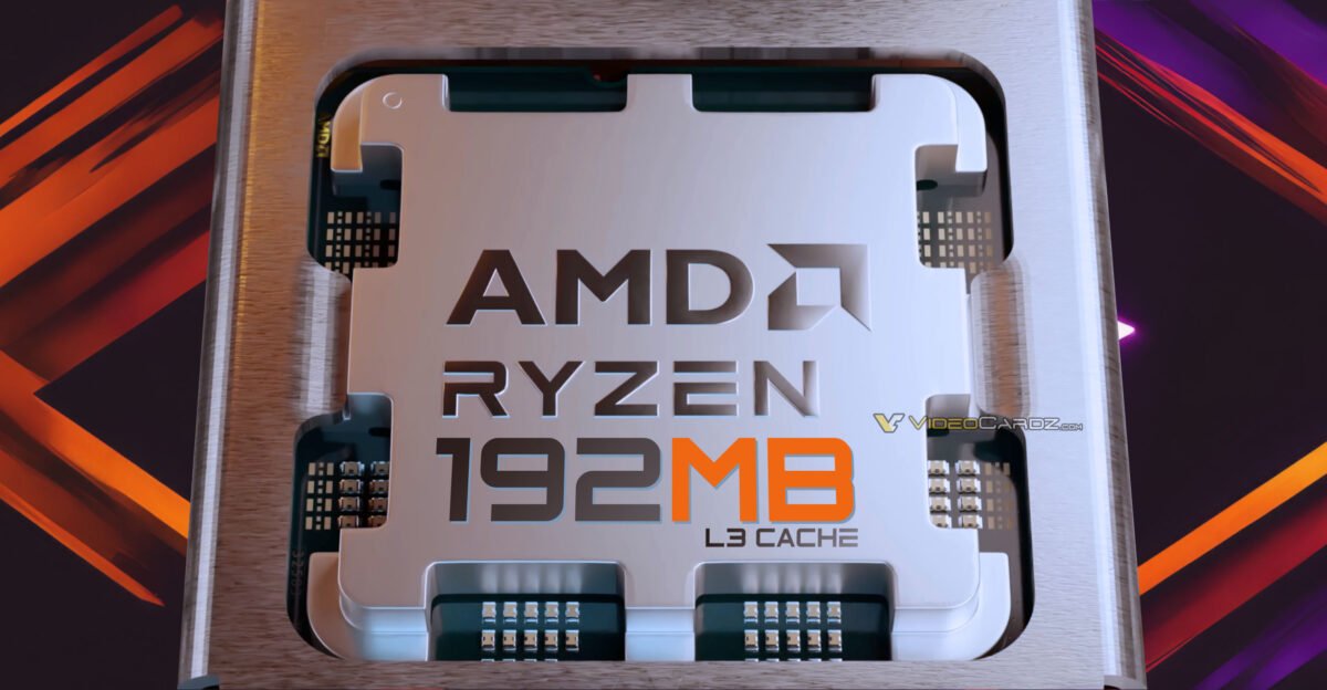 Les Ryzen 9000 d'AMD seraient dotés de 192 Mo de cache combiné : du jamais vu ! ©VideoCardz