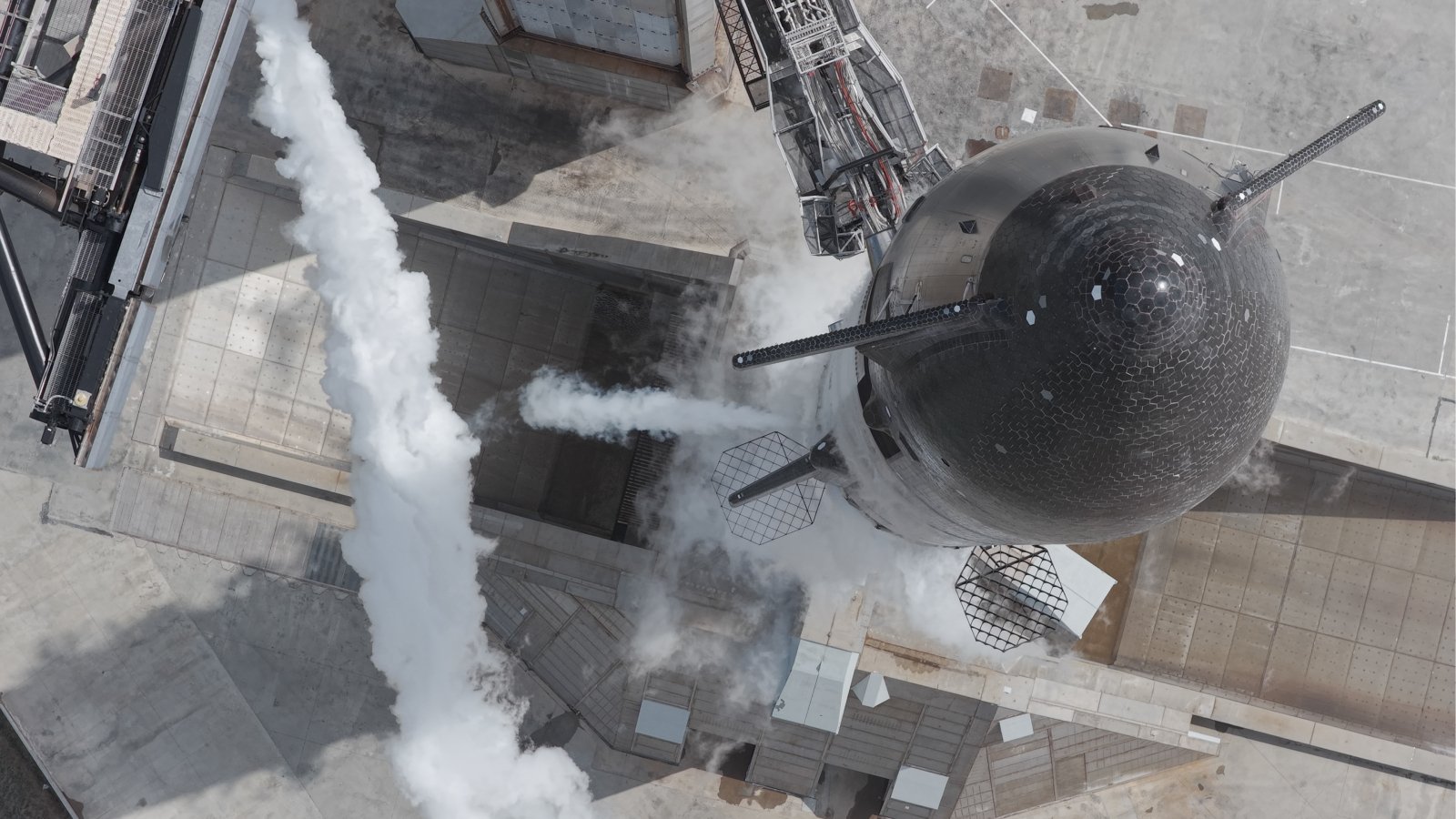 La V3 de Starship en plein test à Starbase. ©SpaceX