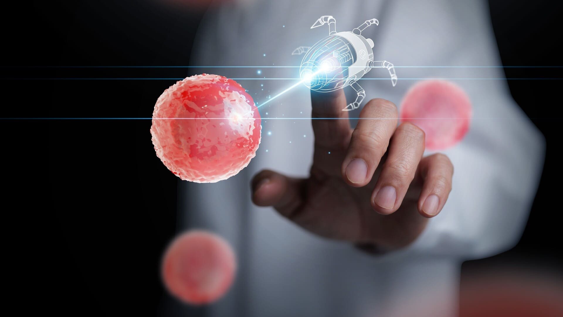 Acheminer un traitement jusqu'aux bonnes cellules, et seulement à elles : c'est le défi que WhiteLab Genomics veut relever grâce à l'IA. © Ole.CNX / Shutterstock