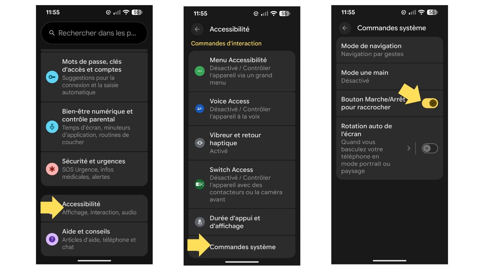 Raccrochez plus vite. ©Google / Mia Ogouchi pour Clubic
