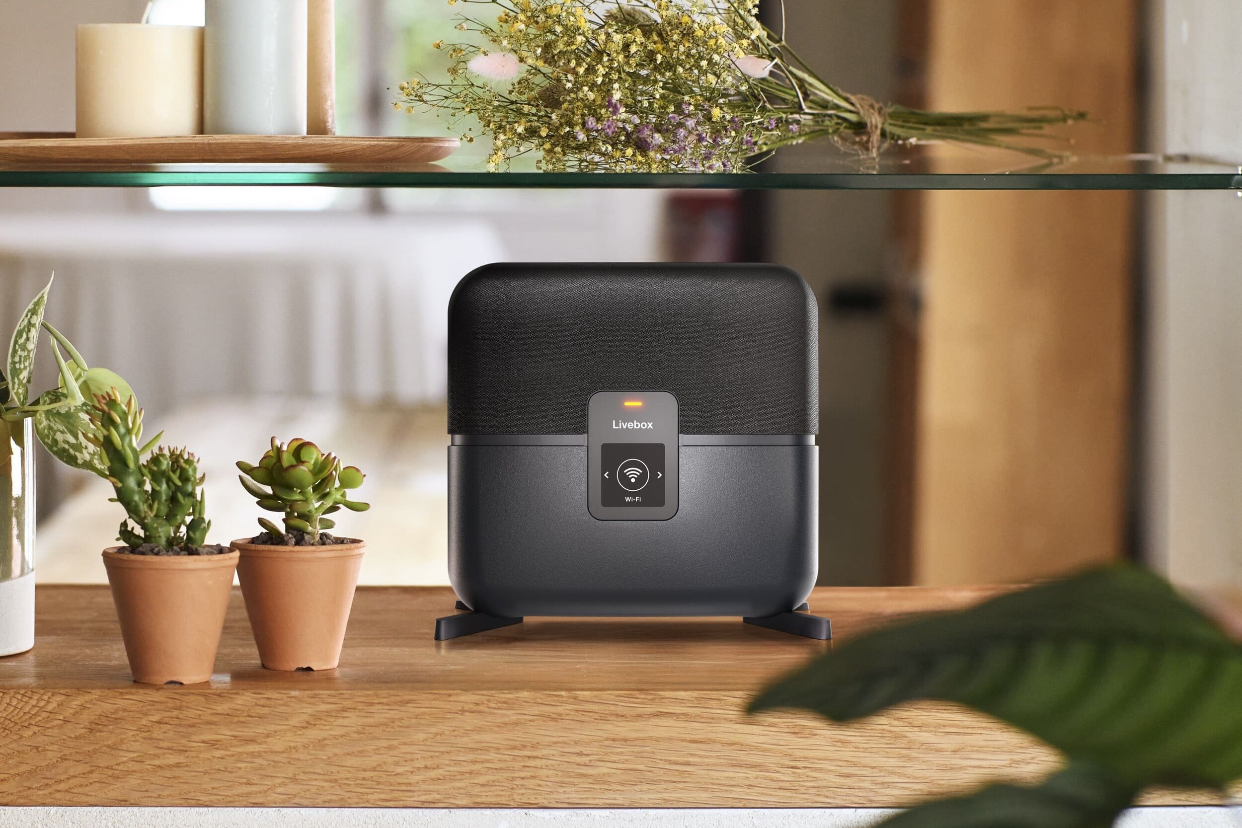 La nouvelle Livebox S d'Orange se dévoile. © Orange