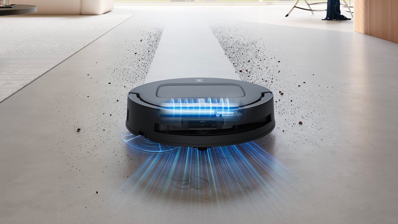 Les nouvelles technologies Ecovacs sont disponibles dans ce T80 OMNI ©Ecovacs