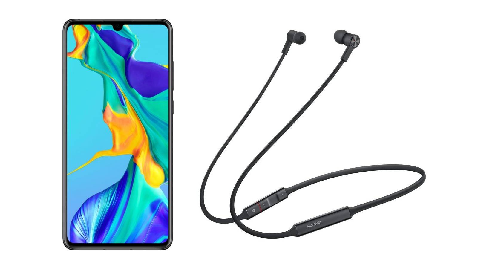 pack Huawei P30 ecouteurs Freelace